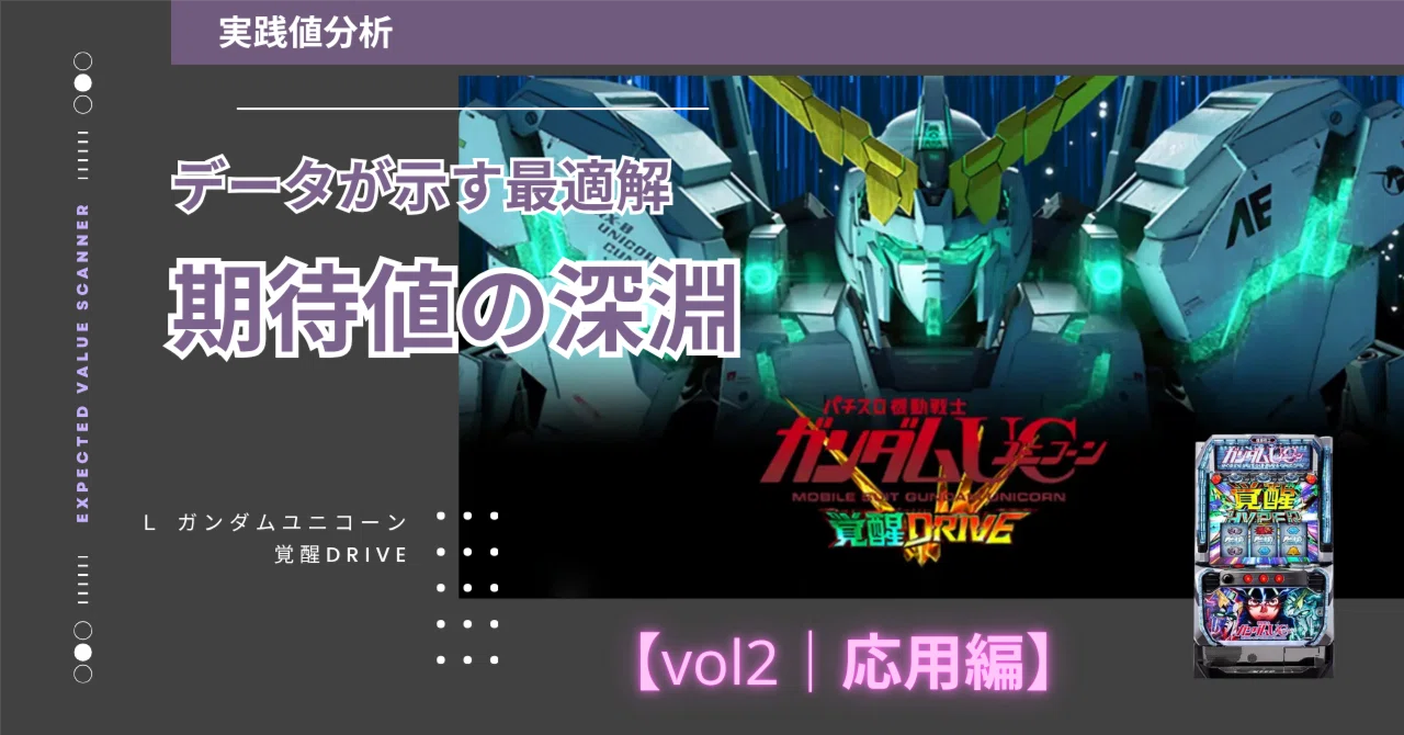 深層分析1,400万G】L ガンダムユニコーン 覚醒DRIVE｜データが示す最適