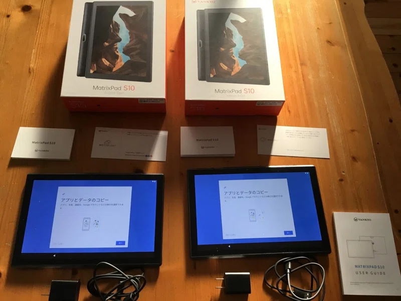 1万円で10インチタブレットのvankyo S10 レビュー T8 Note