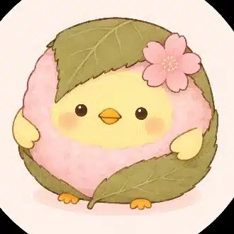 桜餅ヒヨコ