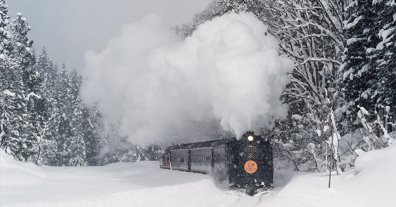 v281, 只見線：豪雪のSL会津只見号 （2004年）｜ひろやん