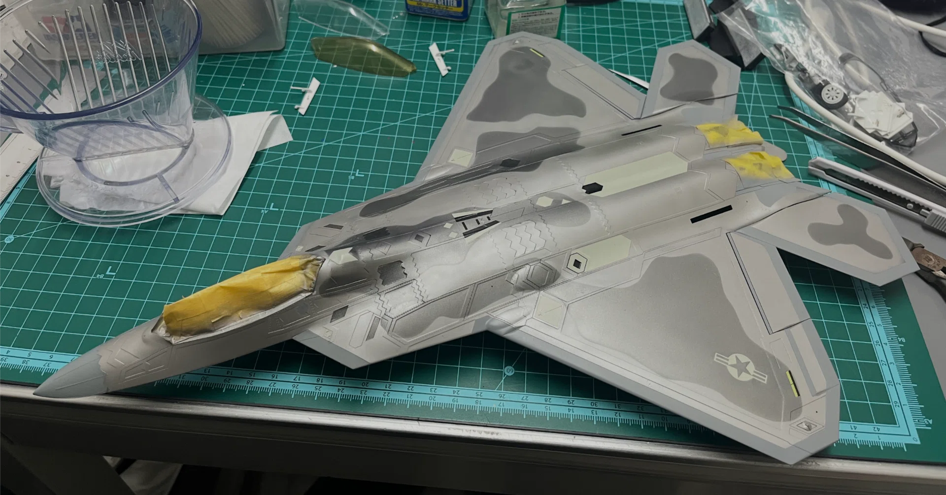 第3回全道11位】ハセガワ 1/48 F-22 ラプター 制作記｜JUMA北海道