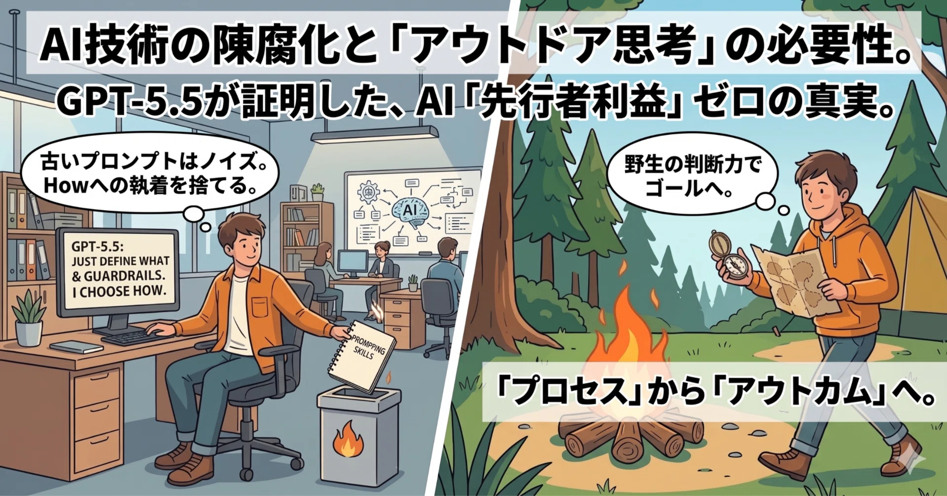 AIの「先行者利益」はゼロ。GPT-5.5公式ガイドが証明した、AI技術の