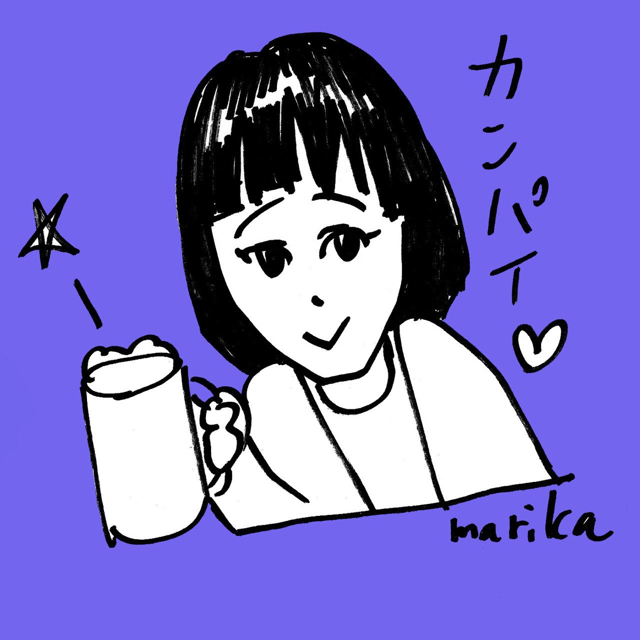 似顔絵を描きます！（現在は受付を停止しています）｜かっぴー（漫画家）