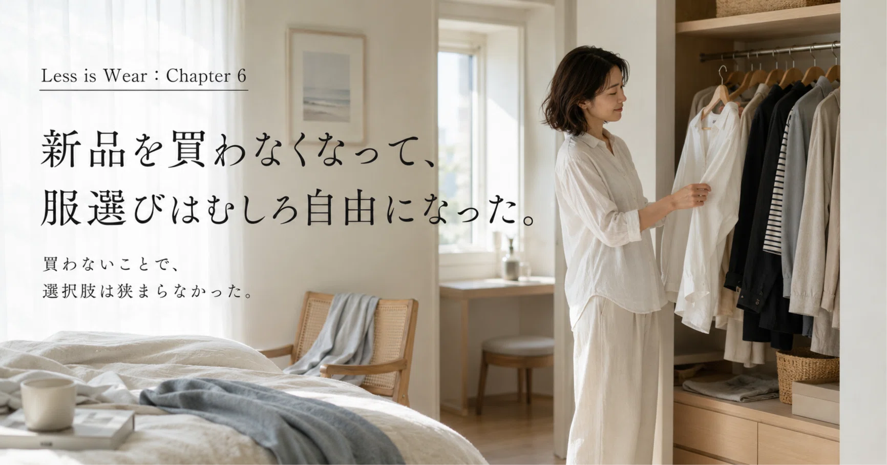 新品を買わなくなって、服選びはむしろ自由になった。中古服という 