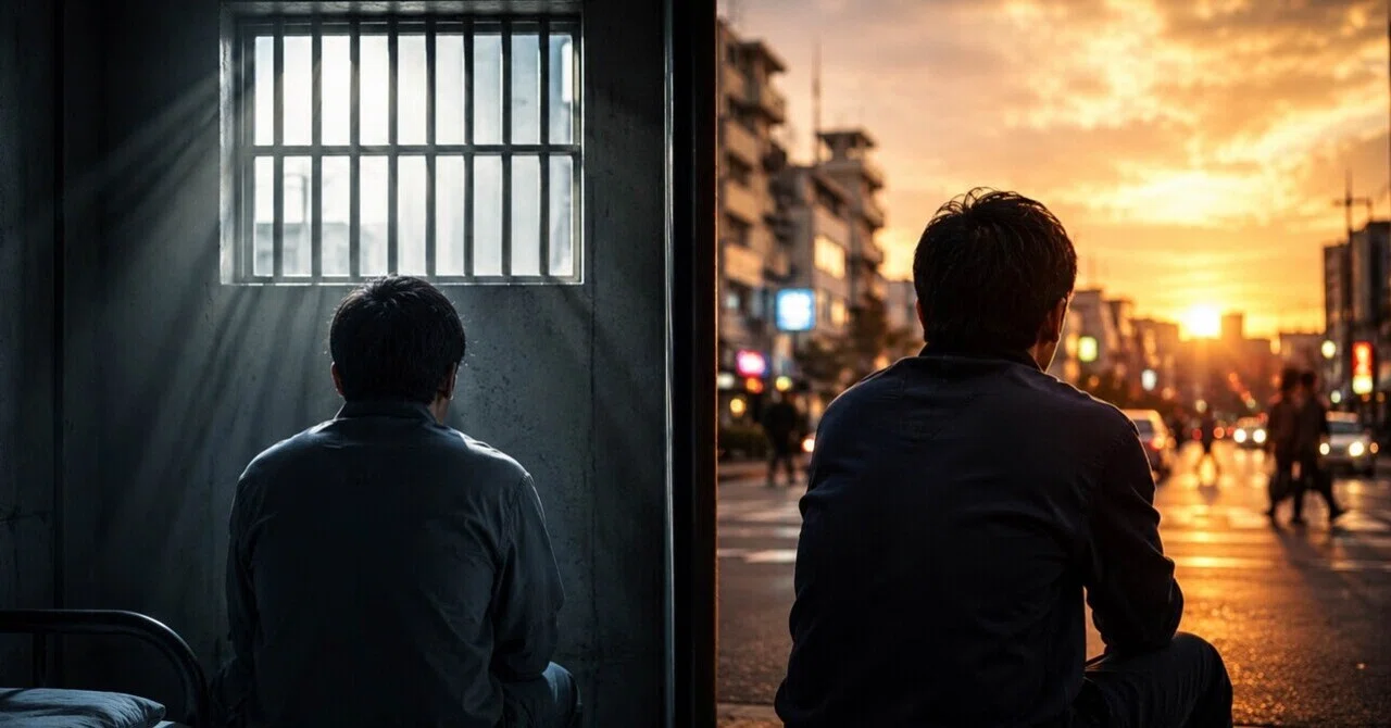 刑務所で一瞬だけ“娑婆”に戻る時。娑婆で一瞬だけ“刑務所”が過る時。|ポテ兄(再スタート中の元受刑者、合言葉は「大丈夫、きっとうまくいく」)