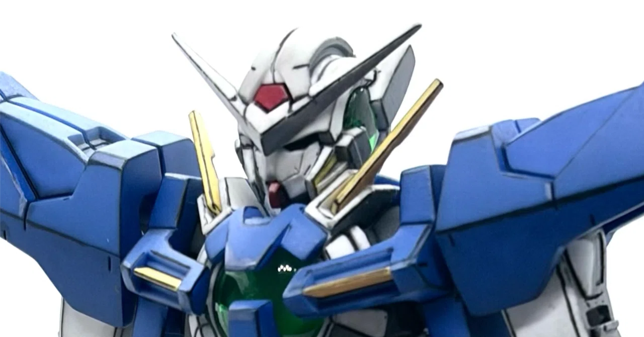 塗装技法】HGガンダムエクシアをアニメ塗りで作る｜もっさん@技法探求