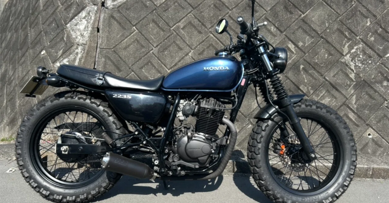 CB223Sのタンクをアドベンチャーブルーメタリック化！｜KOJI