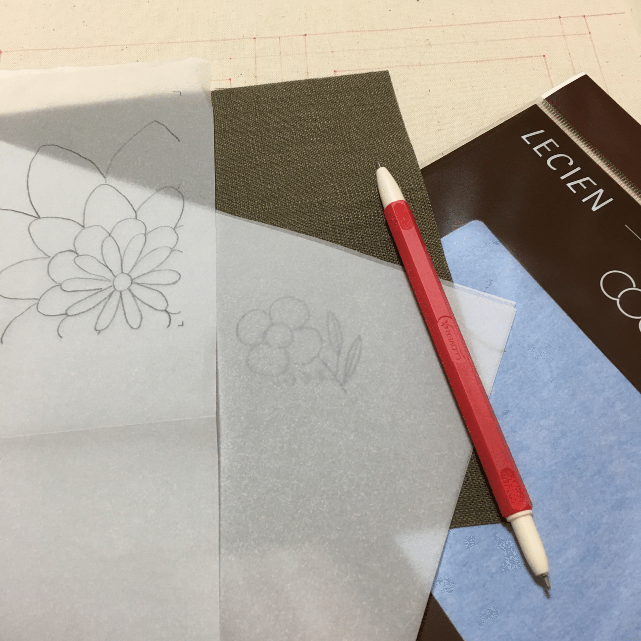 レベル0からの刺しゅうー刺繍図案の描き方 写し方ー Atelier Hanami 刺繍とイラストと Note