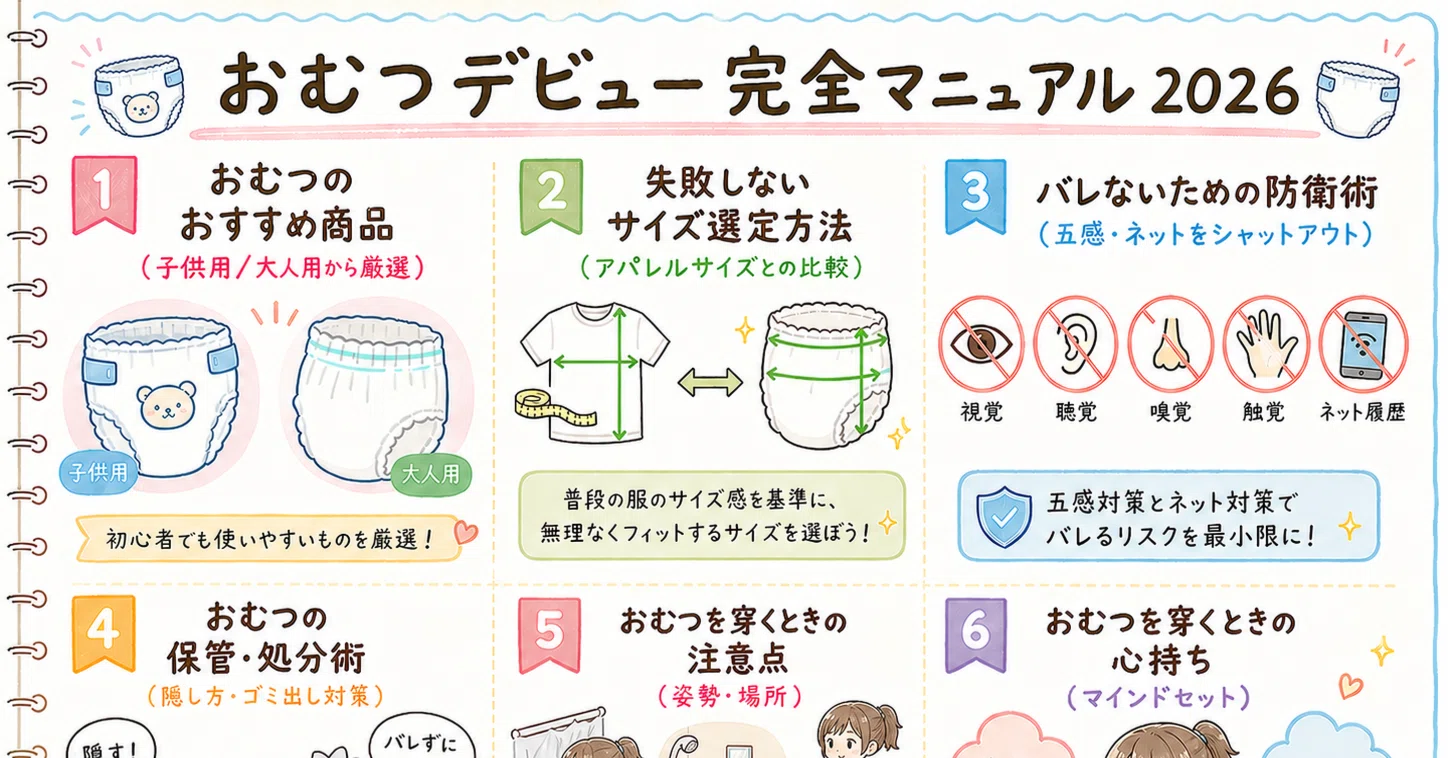 保存版】おむつデビュー完全マニュアル 2026【#おむつと私】｜海老月 