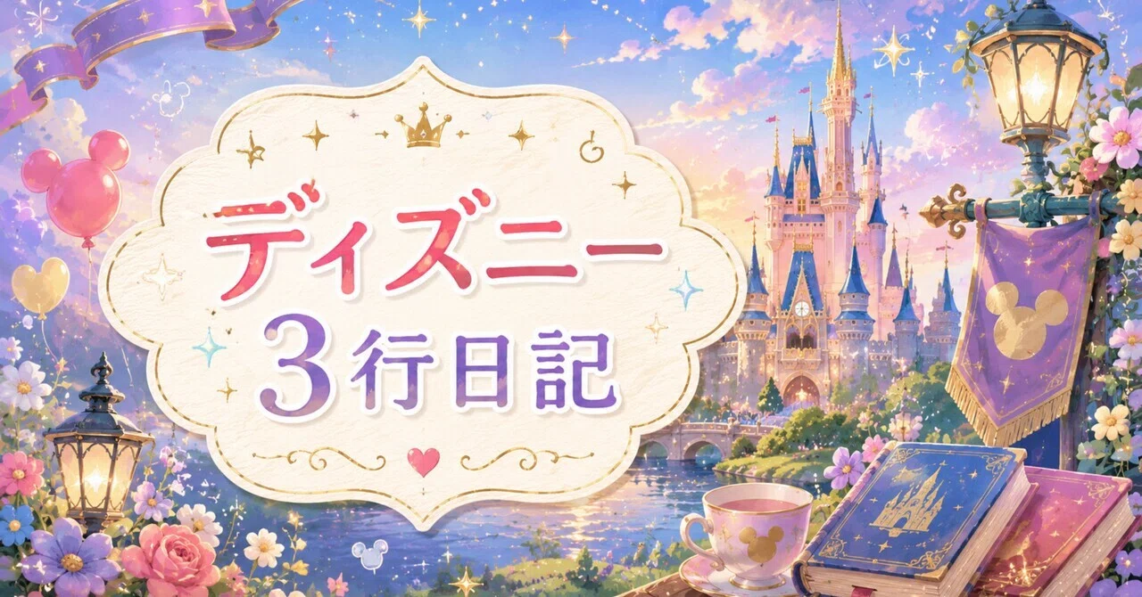 ディズニー好きのあるあるじゃない？ディズニー3行日記。｜Ao |ゆるっ