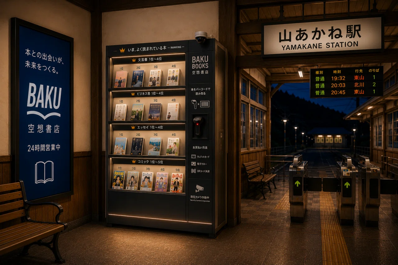 空想書店41：本屋がない街に、無人バスが行く｜空想する書店員