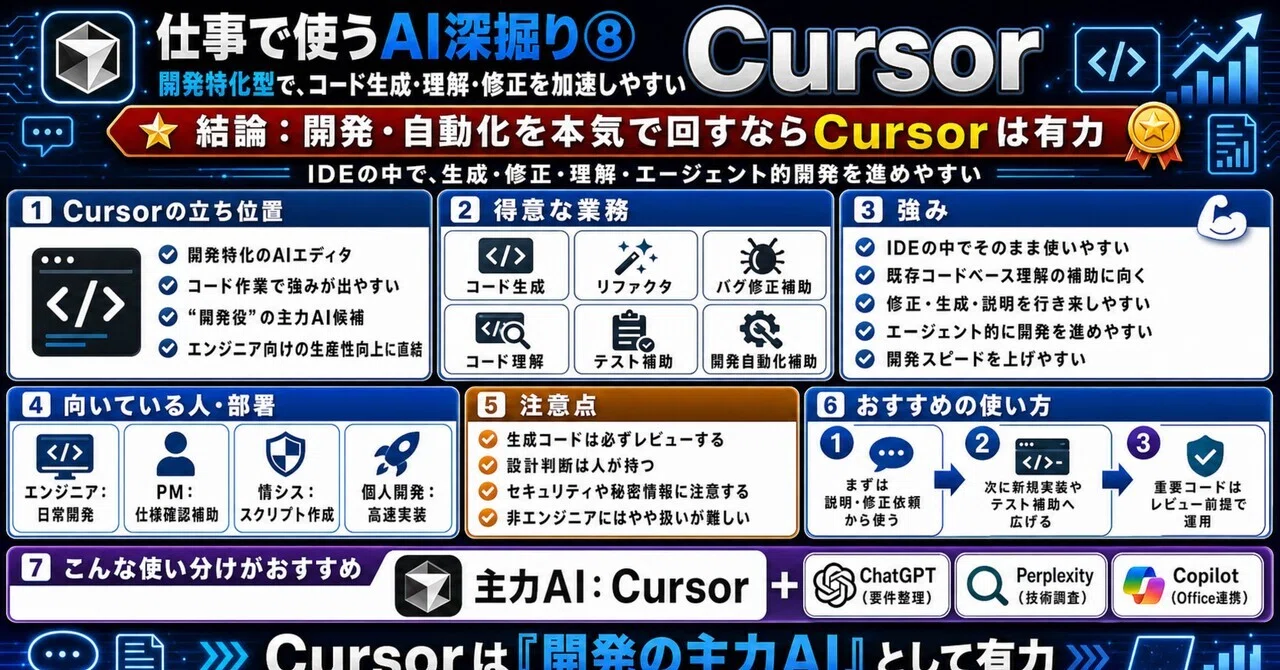[Column] Deep Dive into AI for Work (8) Cursor — A Strong Contender as ...