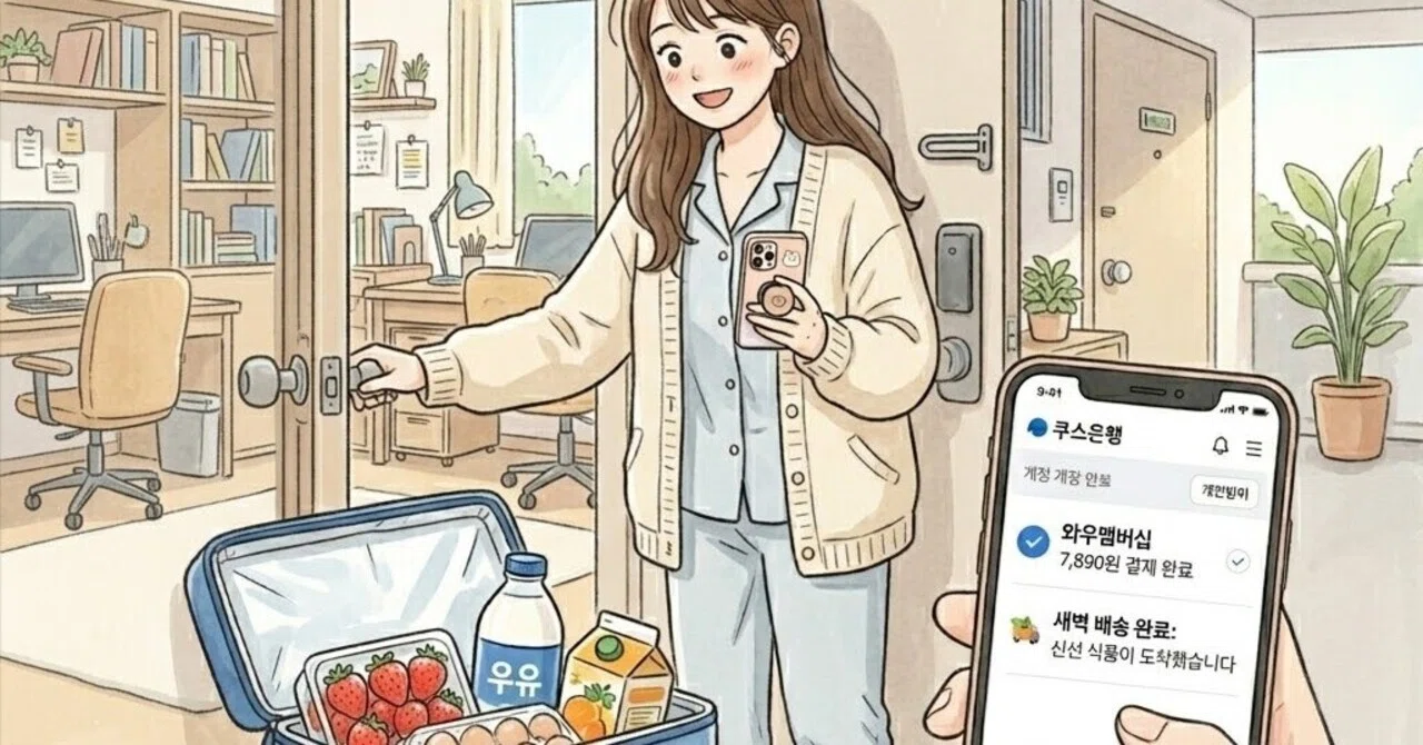 【韓国生活】もうスーパーに行かなくなった！？「Coupang Fresh」が変えた私のリアルな自炊事情🥦｜poposan