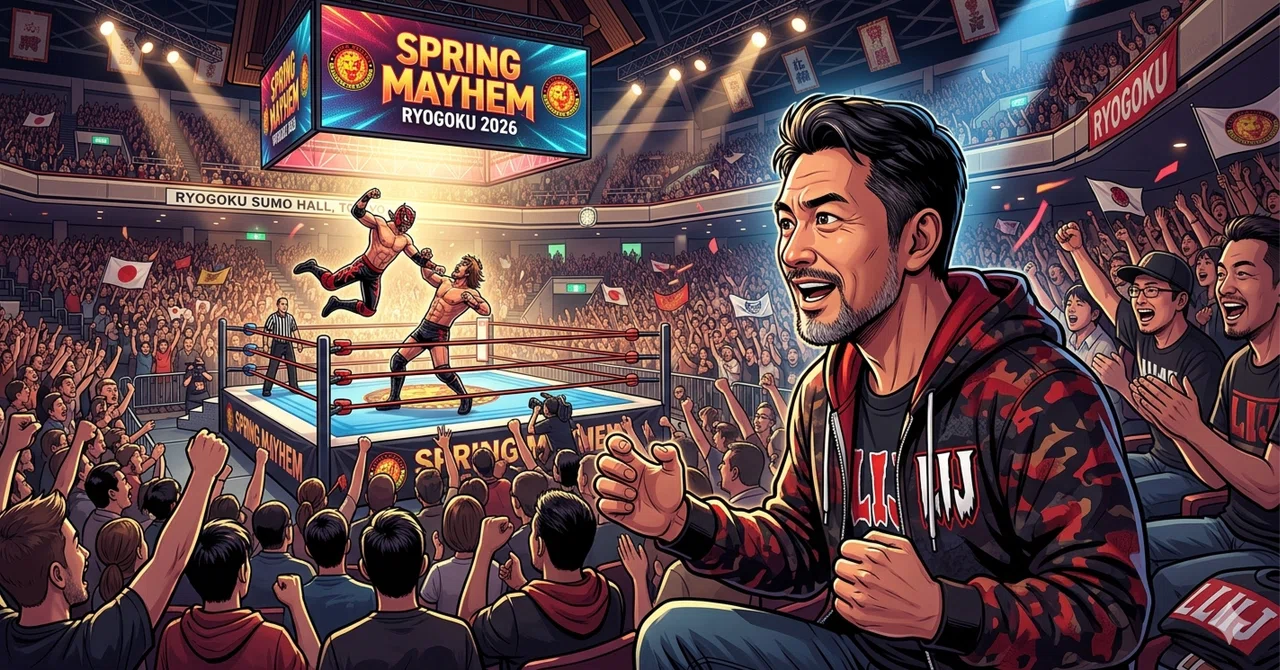 プロレス#20 LINE ヤフー presents SPRING MAYHEM RYOGOKU 2026｜信じて行どうするおっさん