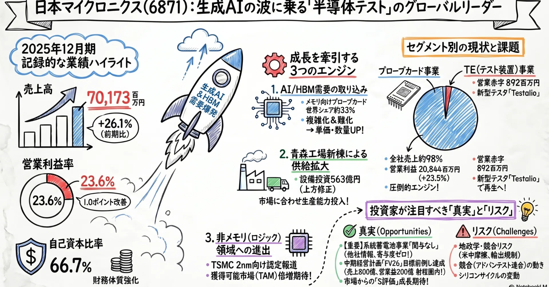 株式会社日本マイクロニクス（6871）2025年12月期 決算および将来成長