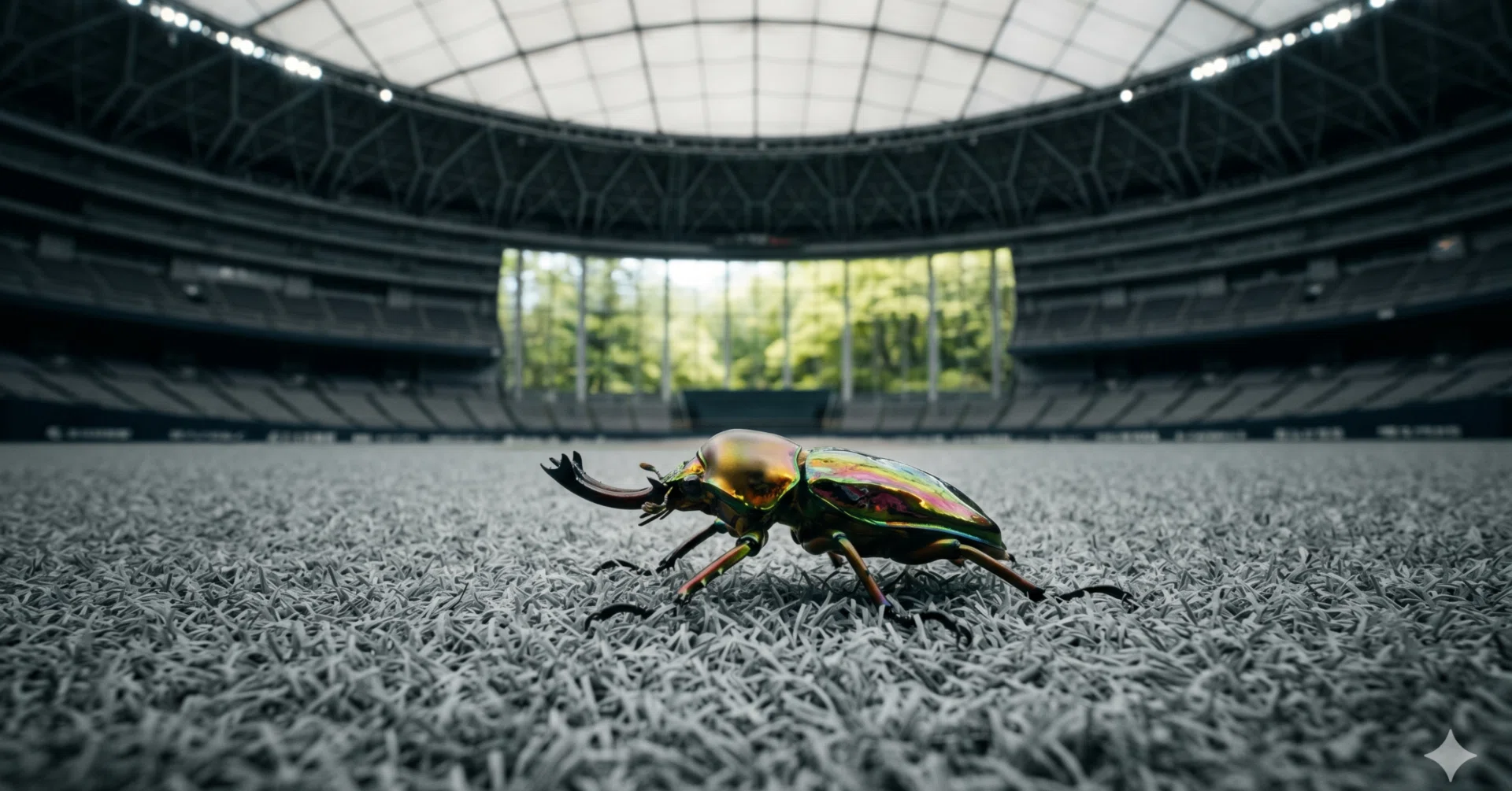 京セラドームで見つかった“虹色のクワガタ”に、私は違和感を覚えた