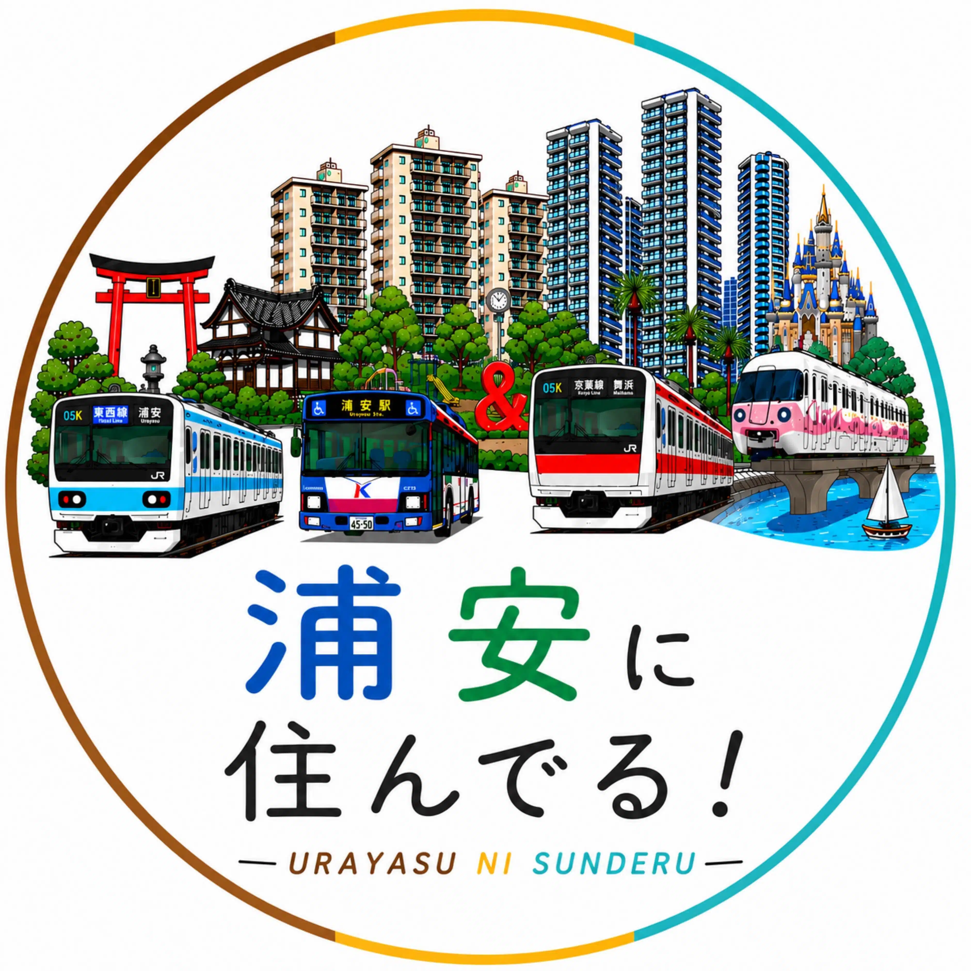 浦安に住んでる！