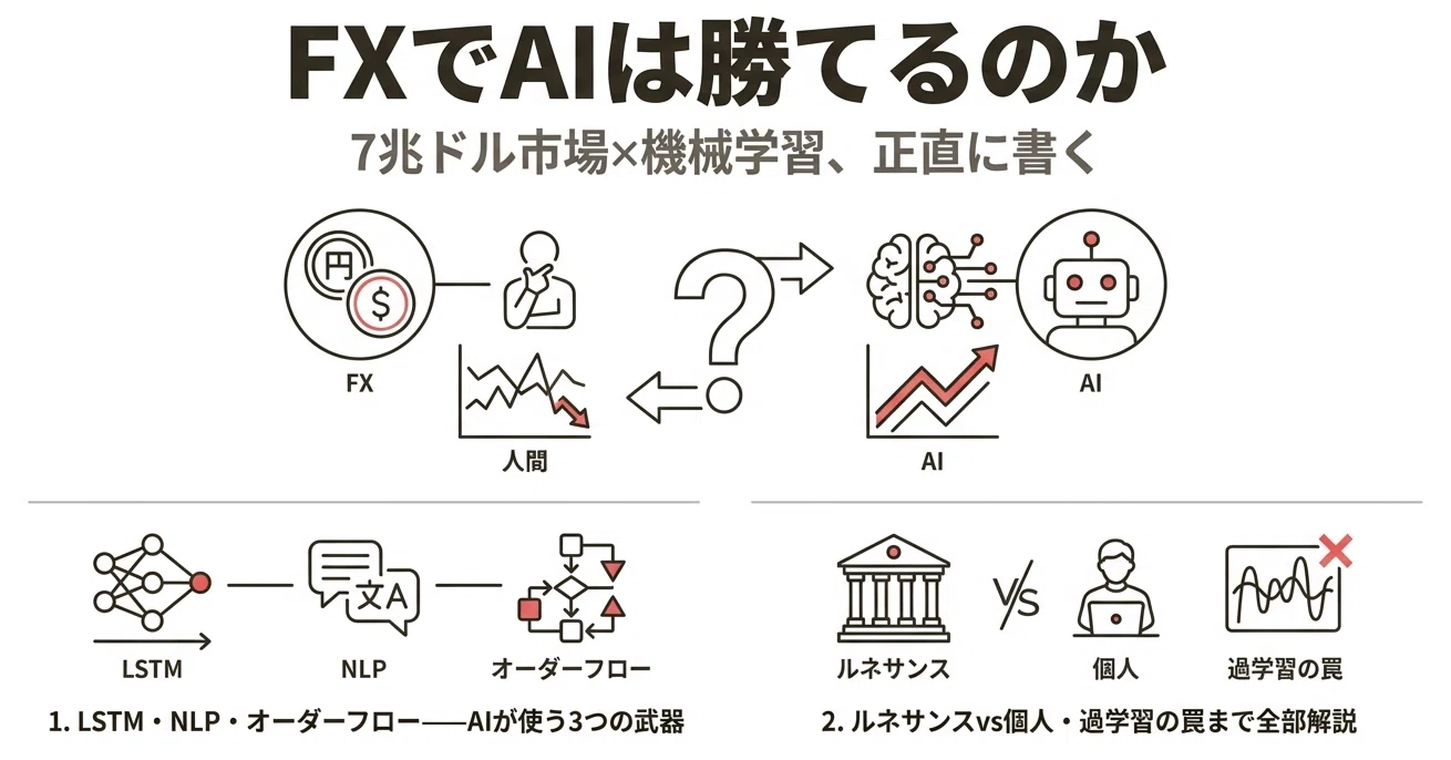 AIはFXで勝てるのか ー為替予測モデルの仕組みと機械学習の実力ー