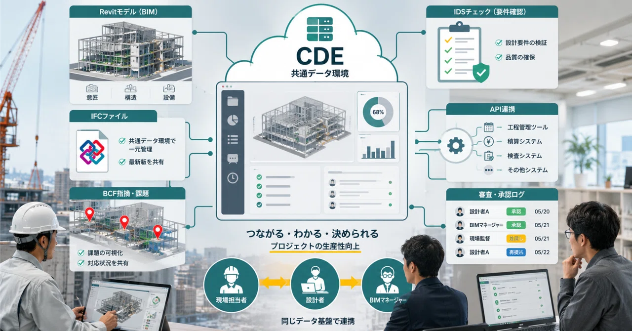 CDEは「ファイル置き場」から、BIMデータを検証するAPI基盤へ変わる｜katsu