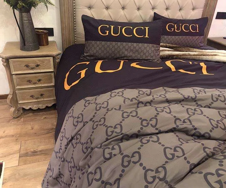 gucci 寝具 布団カバセット オシャレ 花柄 グッチ 掛け布団カバー