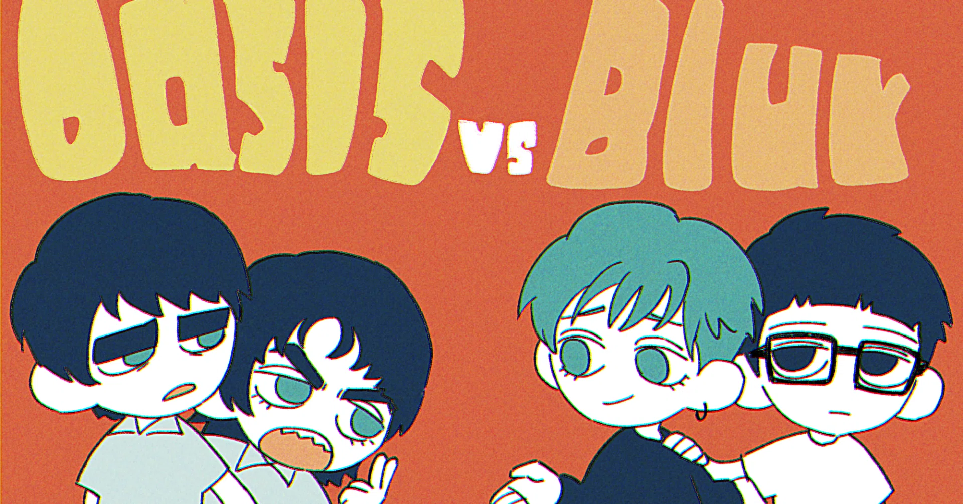 Oasis VS Blur - ブリットポップ、その熱狂と終焉｜恐竜茶色い