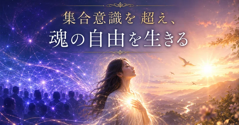 集合意識を超え、魂の自由を生きる