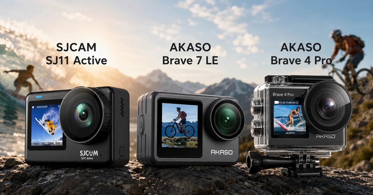 安いアクションカメラ、結局どれを選ぶ？SJCAM SJ11 Active・AKASO 