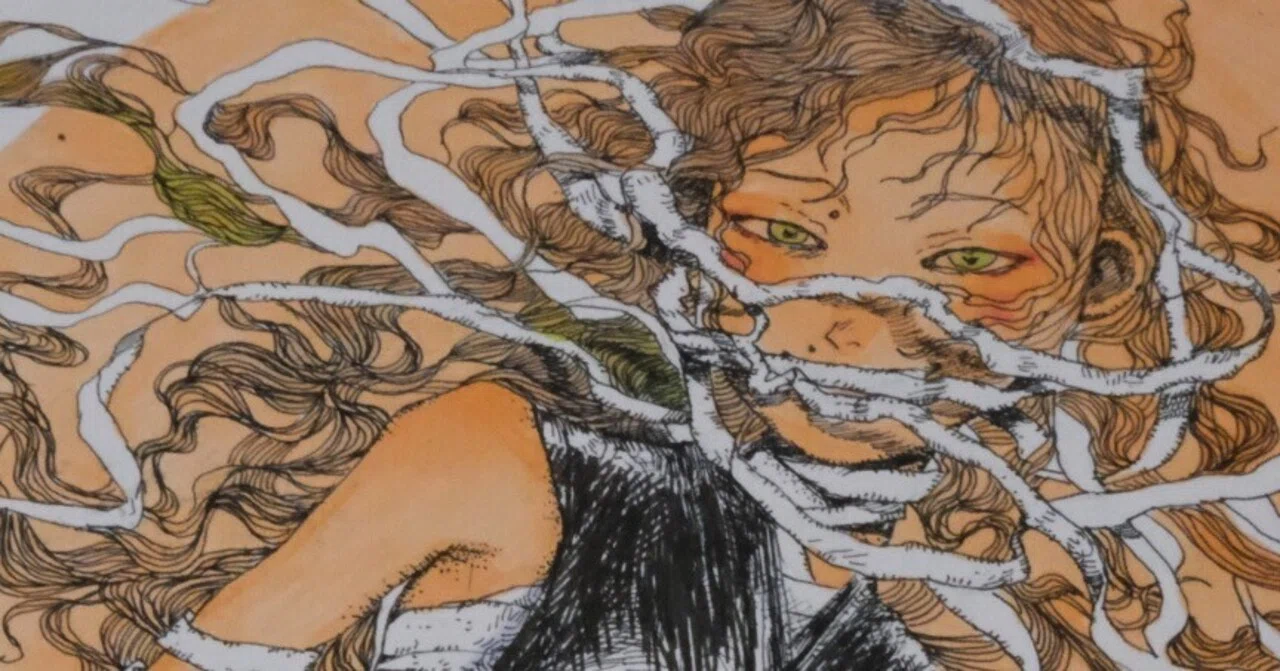 今日のペン画｜美大生のみっか🍊
