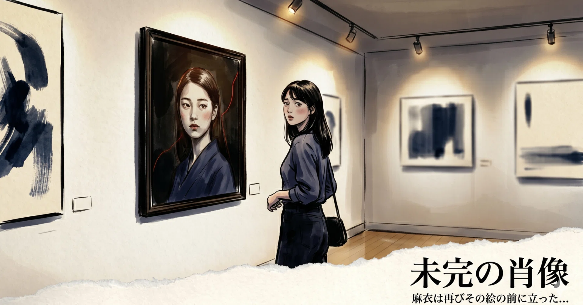 アートミステリー】未完の肖像｜しおん