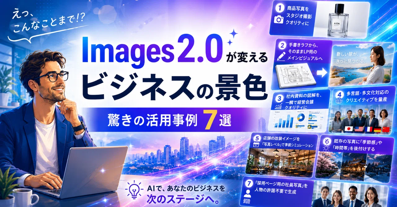 えっ、こんなことまで！？Images 2.0が変えるビジネスの景色──驚きの活用事例7選