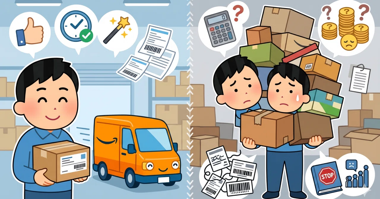 Amazon Easy Shipを使ってみて感じたこと。｜ちゃんやま@50代を生きる人