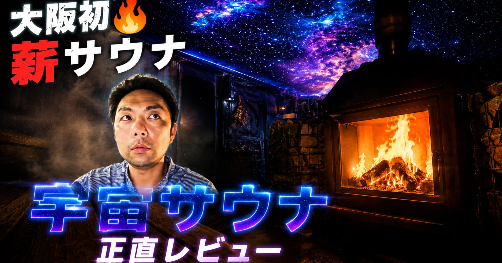 大阪初の薪サウナ「宇宙サウナ」寺田町に爆誕！90分1,450円で整いすぎ