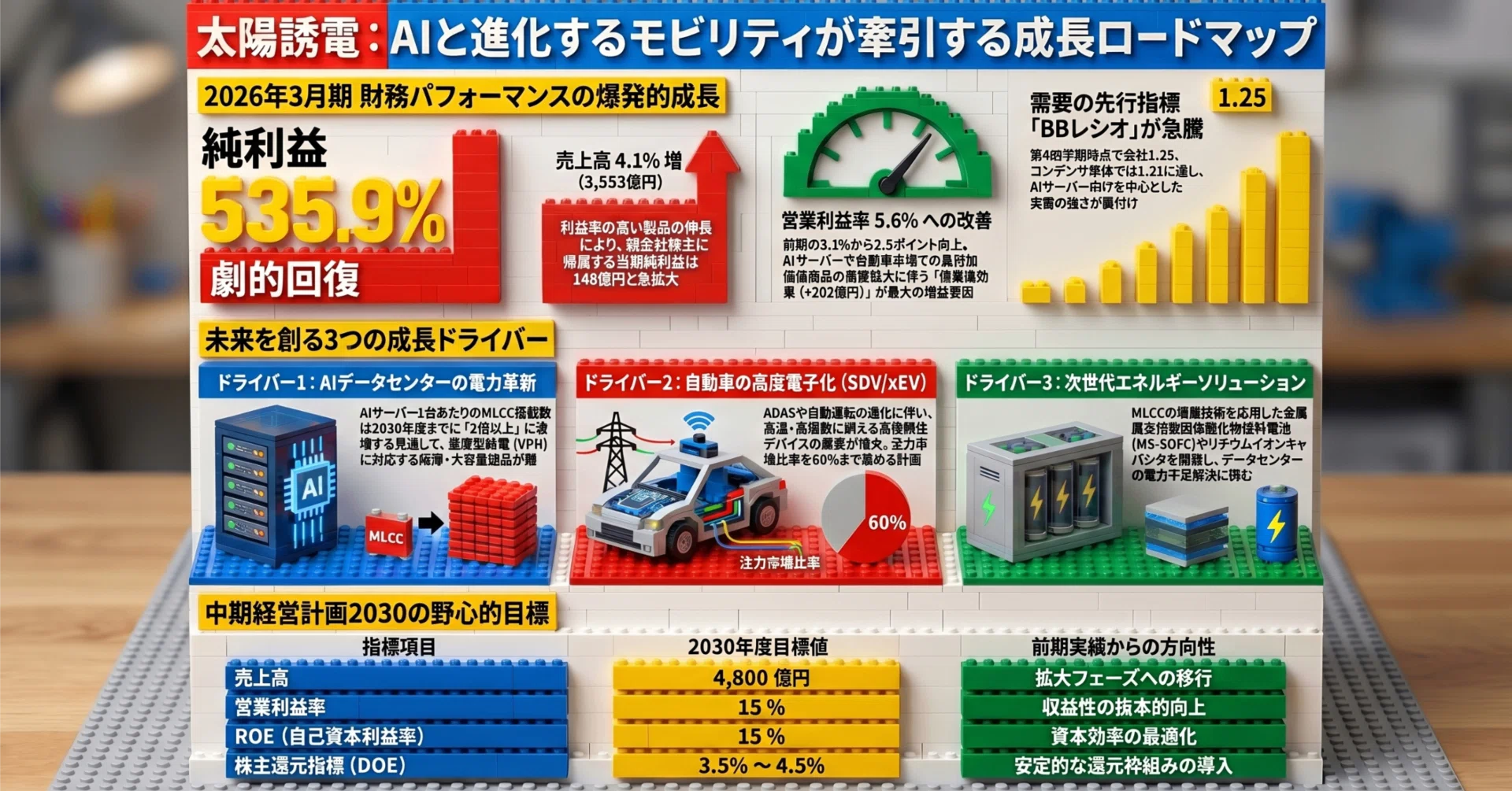 太陽誘電株式会社（6976）2026年3月期 決算分析および中長期企業価値