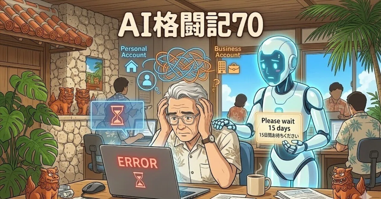 AI格闘記70】「このサイトにアクセスできません」。1時間の格闘の果て