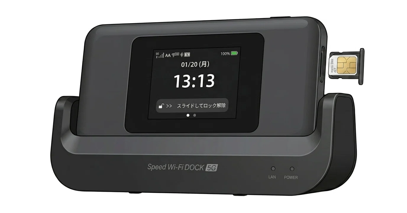 82】SIMフリーのポケットWiFi（モバイルルーター）を購入したお話