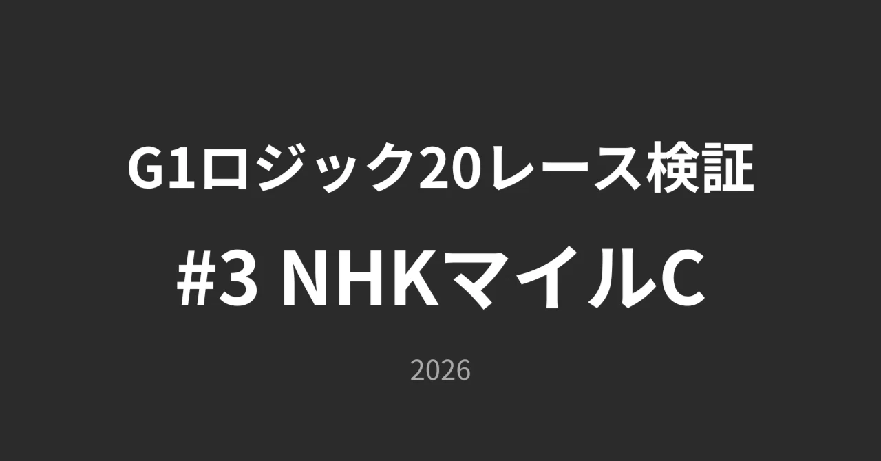 3 NHKマイルカップ（2026）｜上向くスライム
