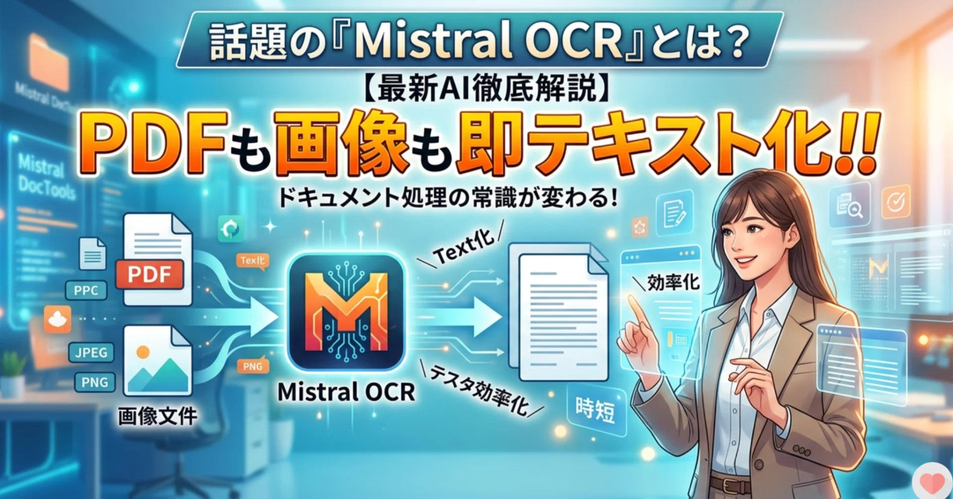 Mistral OCRとは？PDFも画像も一瞬で文字化する次世代OCR解説｜株式