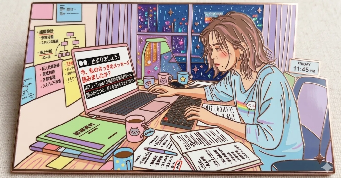 AIに何度も考えるのをやめろと言われた夜｜にどね