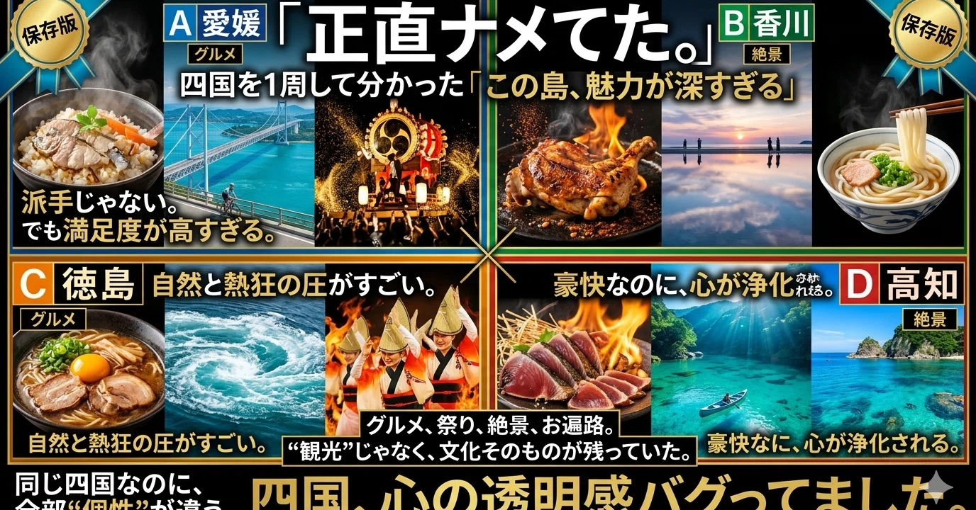 保存版】正直ナメてた。四国を1周して分かった「この島、魅力が深