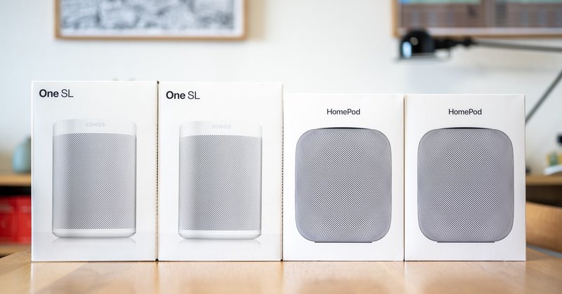 「SONOS One」か「HomePod」か