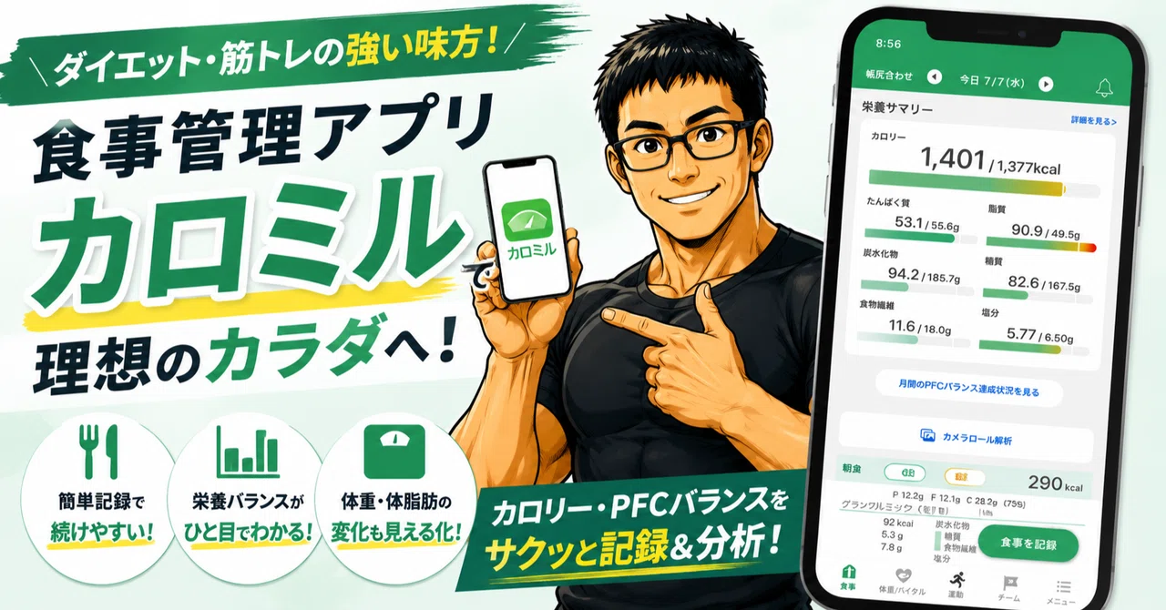 Diet management app. If you're lost, this is the one!｜ホームトレーニー ごり