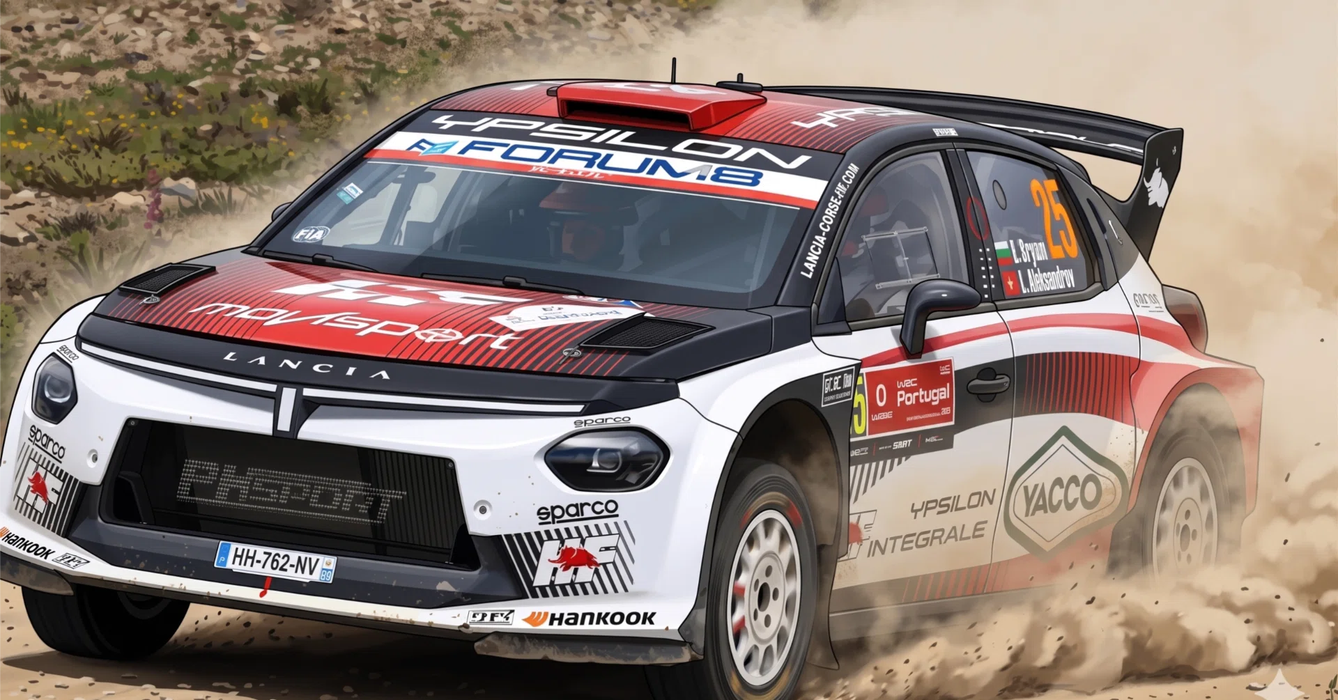 ラリー　ワンドロップ ランチア、グラベル適正もあるのか🫢⁉️【WRC Rd6 ラリーポルトガル