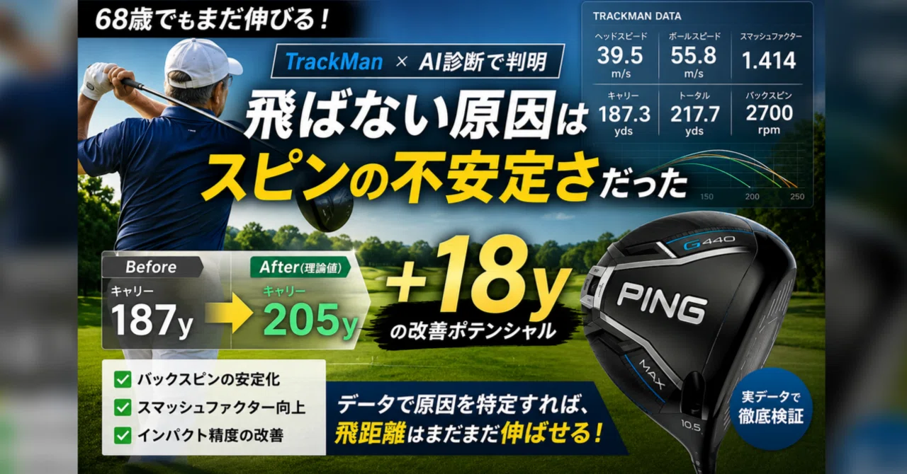 SIM XPRO走行距離8000キロ 68歳でも+18y狙える？SIM2 MAX Dの飛距離改善法｜データゴルフ・GREEN