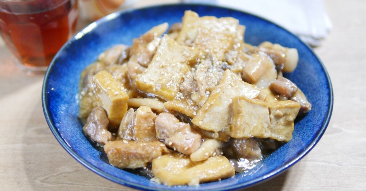 厚揚げ推し活なら、酒・しょうゆ・砂糖で煮込んで。豚と厚揚げのしょうゆ煮