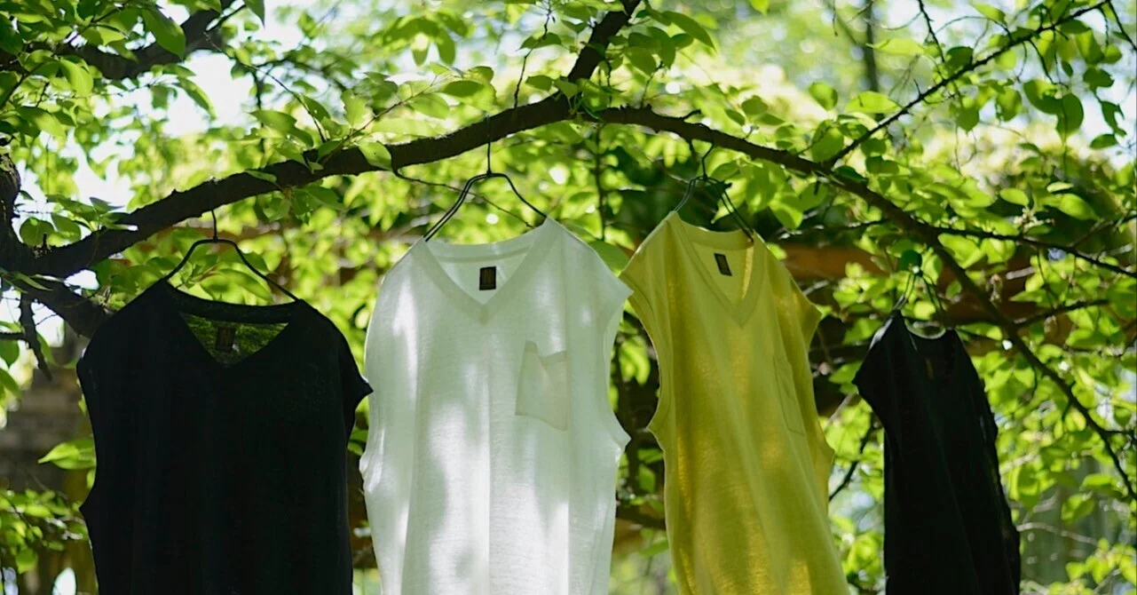 【美品】BATONER for tatazumaiizumai ノースリーブ ほんの少し先へ / BATONER exclusive for nariwai / tatazumaiizumai