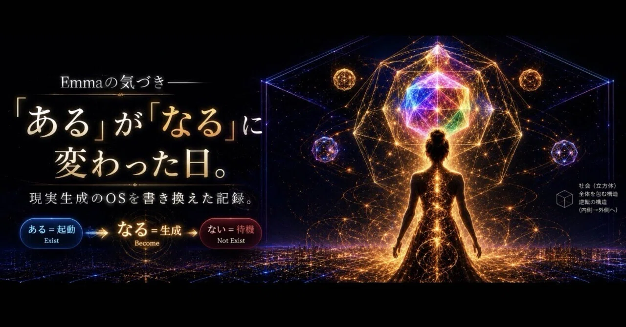Emmaの気づき——「ある」が「なる」に変わった日。指のしびれが、消えた日。｜Emma Roper💋｜GODSEALer