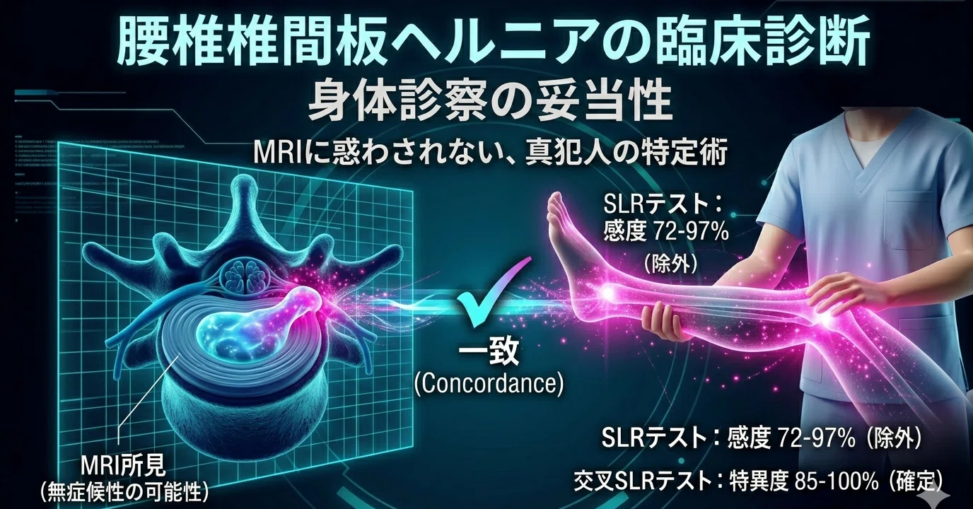 腰椎椎間板ヘルニアの臨床診断と身体診察の妥当性｜運動器physio｜PTの