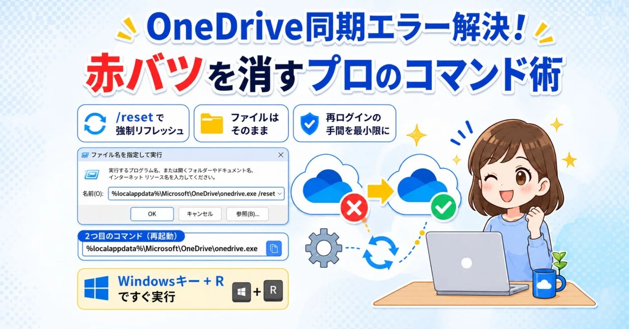 Solving OneDrive Sync Errors! Pro Command Techniques to Remove Red X ...