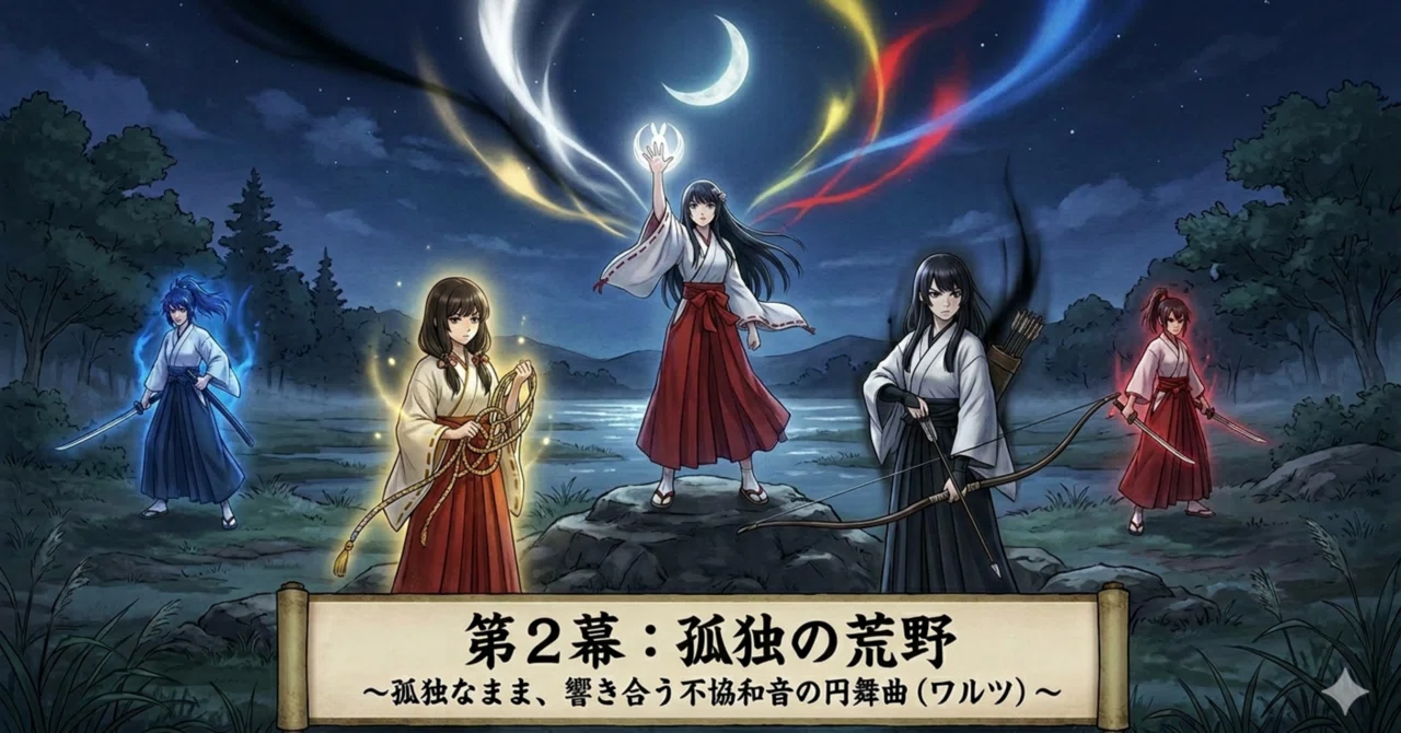火巫様・計5点 月兎（げっと）の導き：五社の巫女と邪神の残響』（第13章