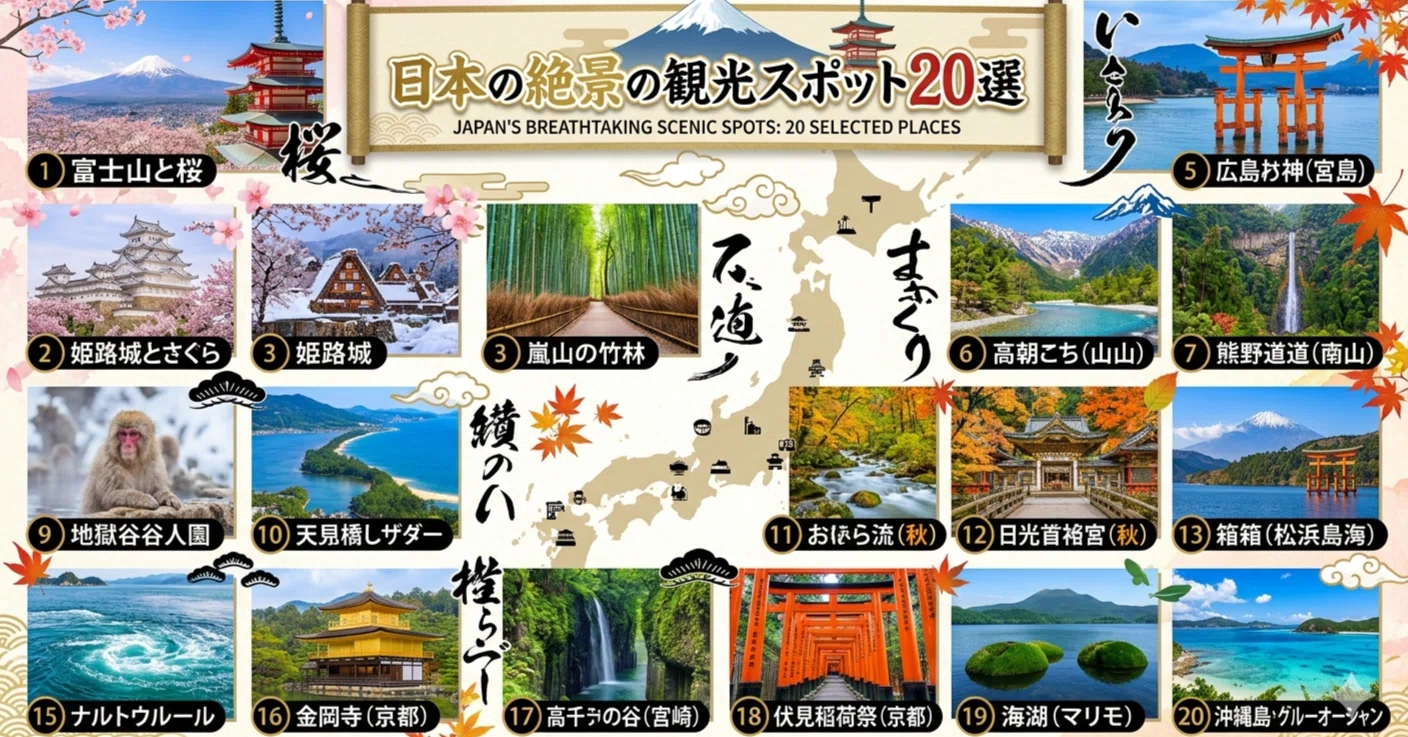 日本の絶景の観光スポット20選｜全国の観光・旅行ナビ